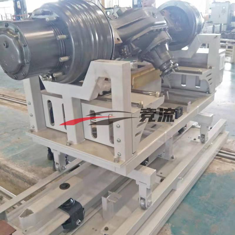 Truck axle assembly line