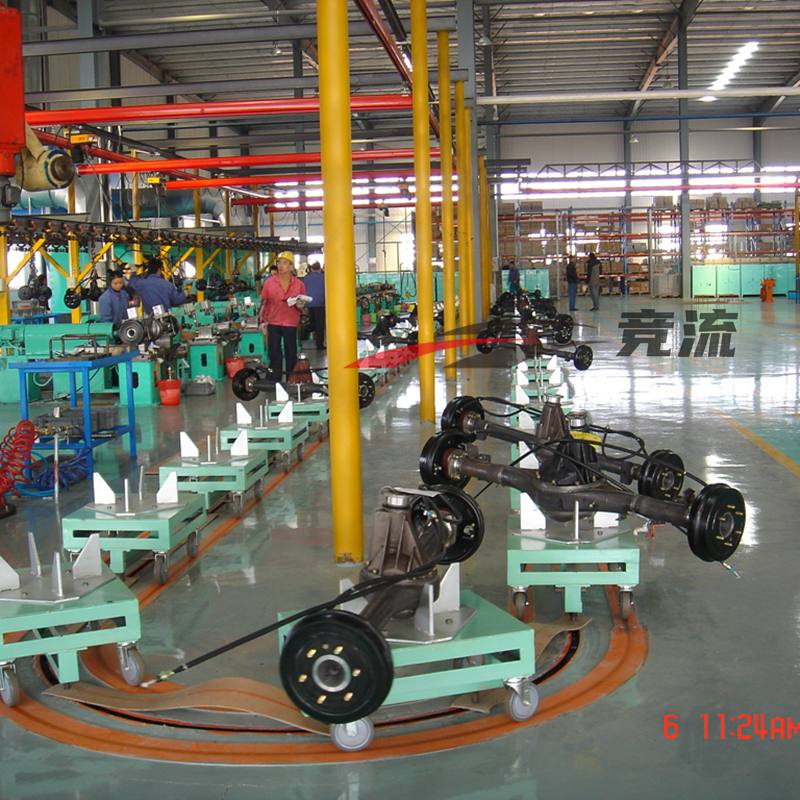 Automobile rear axle production line